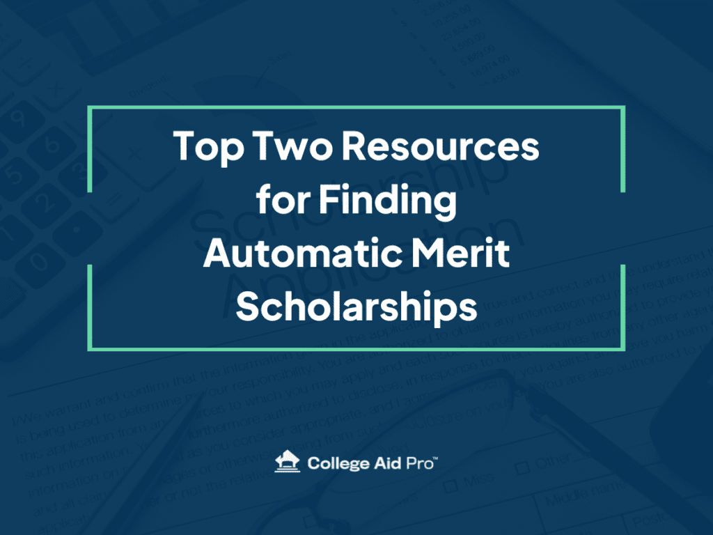 automatic merit scholarships