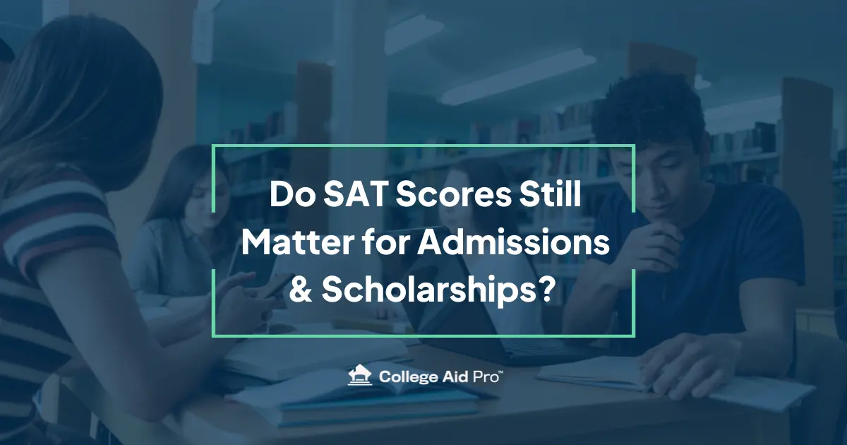 do sat scores still matter