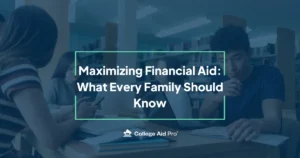 maximize financial aid
