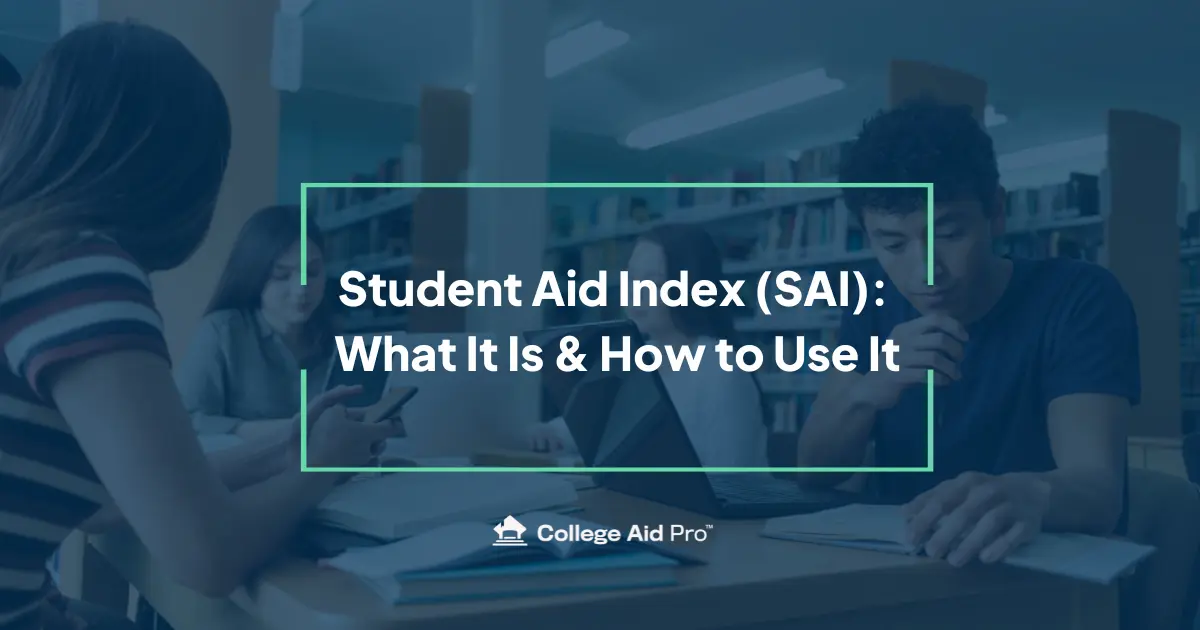 student aid index