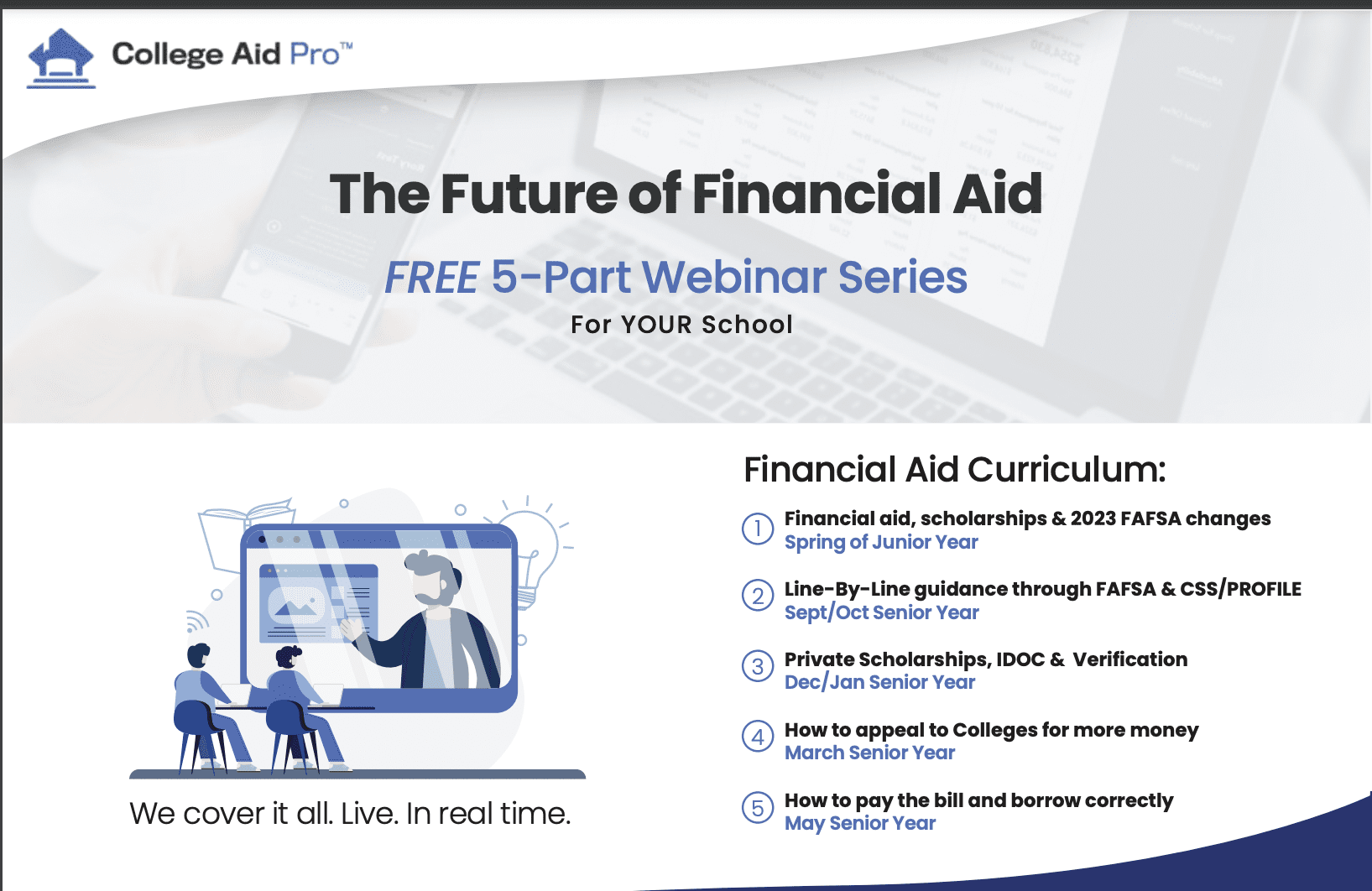 Future of financial aid webinar series