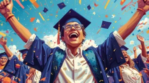 senioritis, college bound student winning