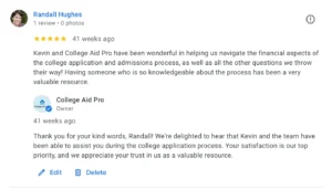 College Aid Pro Reviews: Real Results & Ratings 2 college aid pro reviews google