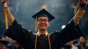 college student celebrating how to pay for college