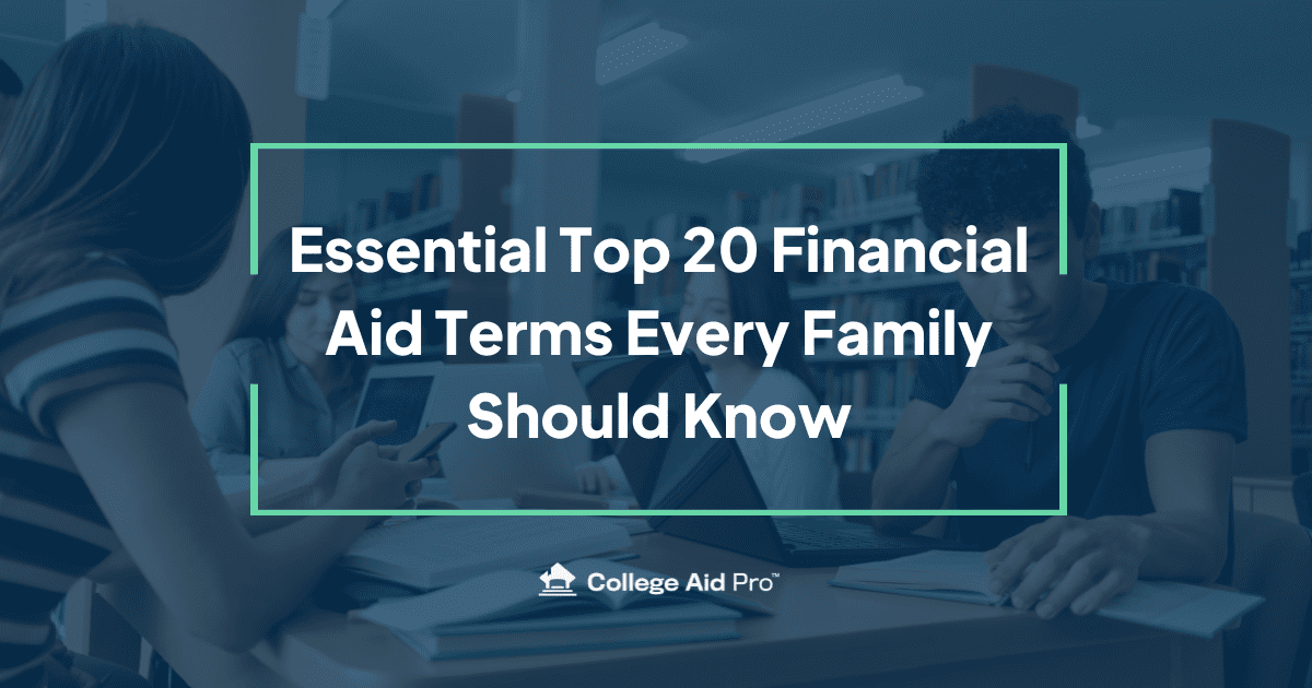 fianancial aid terms