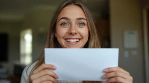 demonstrated interest real high school student celebrating about college acceptance