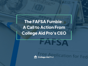 FAFSA Fiasco CEO letter