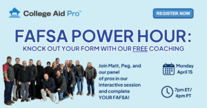 FAFSA Power Hour graphic