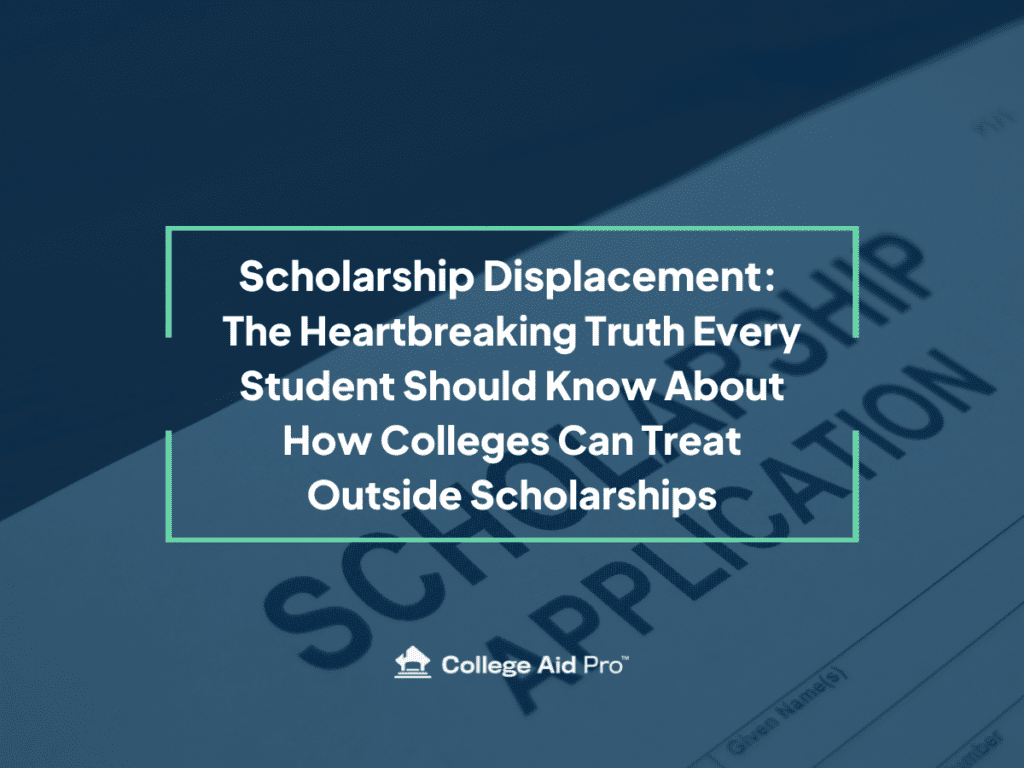scholarship displacement