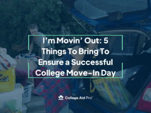 Moving in to college