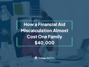 financial aid frustrations