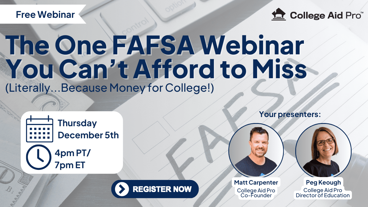 FAFSA Free Webinar