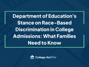 race-based discrimination in college admissions