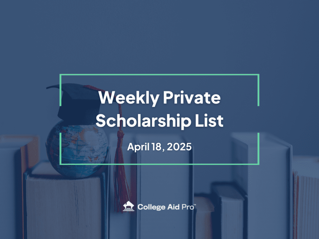 private scholarships, scholarship list