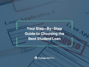 step-by-step guide, student loan, best student loan