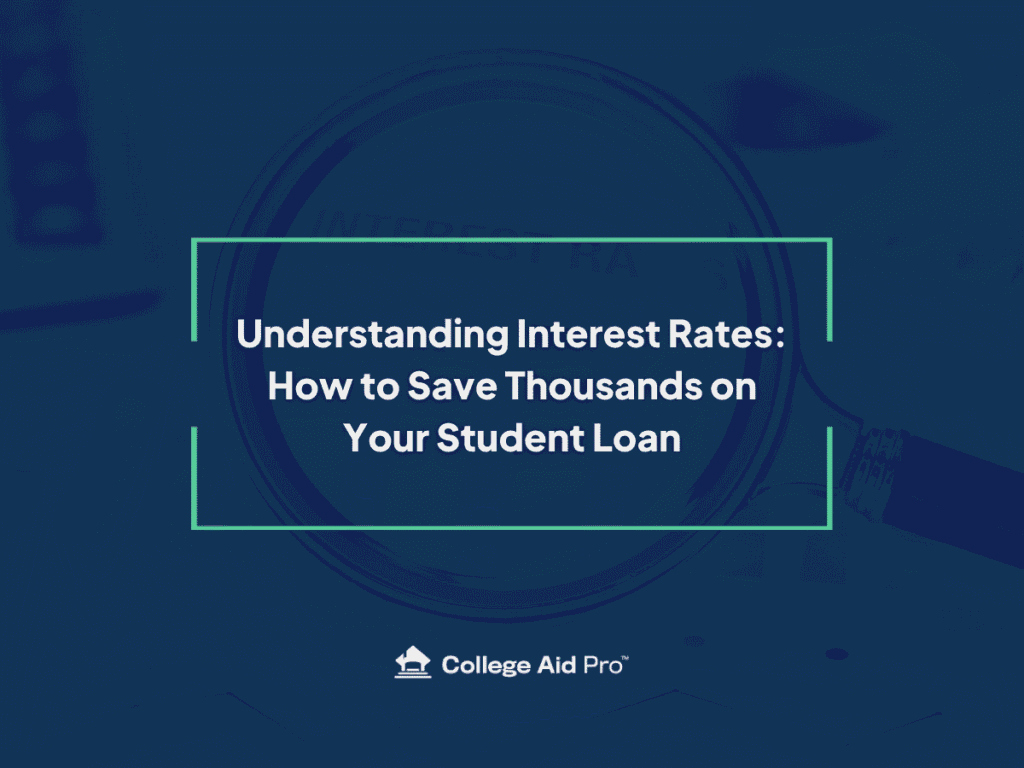 interest rates, student loan
