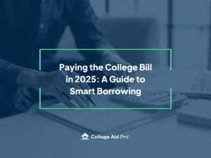 Smart borrowing, college bill, student loans