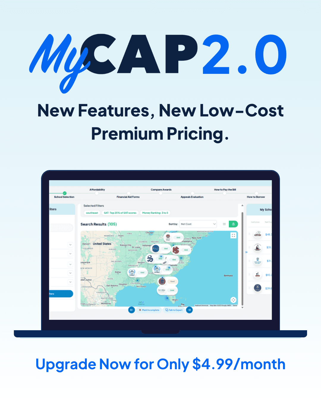 MyCAP Premium, New Pricing, Premium Pricing, MyCAP 2.0, $4.99