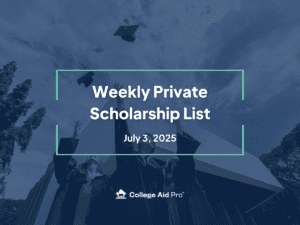 private scholarship