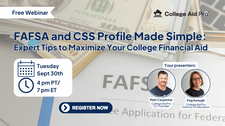 FAFSA and CSS Profile Made Simple: Expert Tips to Maximize Your College ...