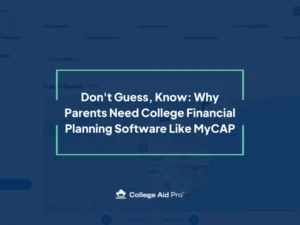 mycap blog college planning software