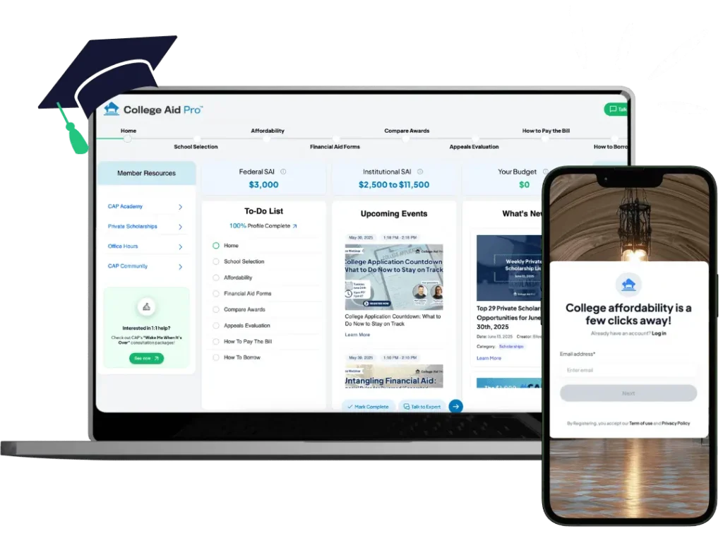 college planning software mycap computer and phone