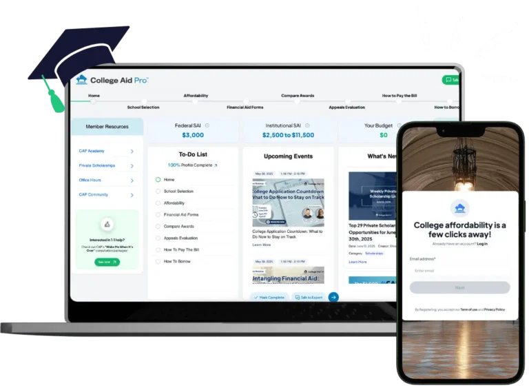 college planning software mycap computer and phone