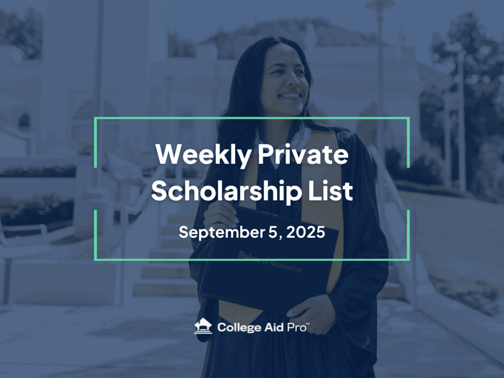 Top 22 Private Scholarship Opportunities for September 8th - 30th, 2025 8 private scholarship