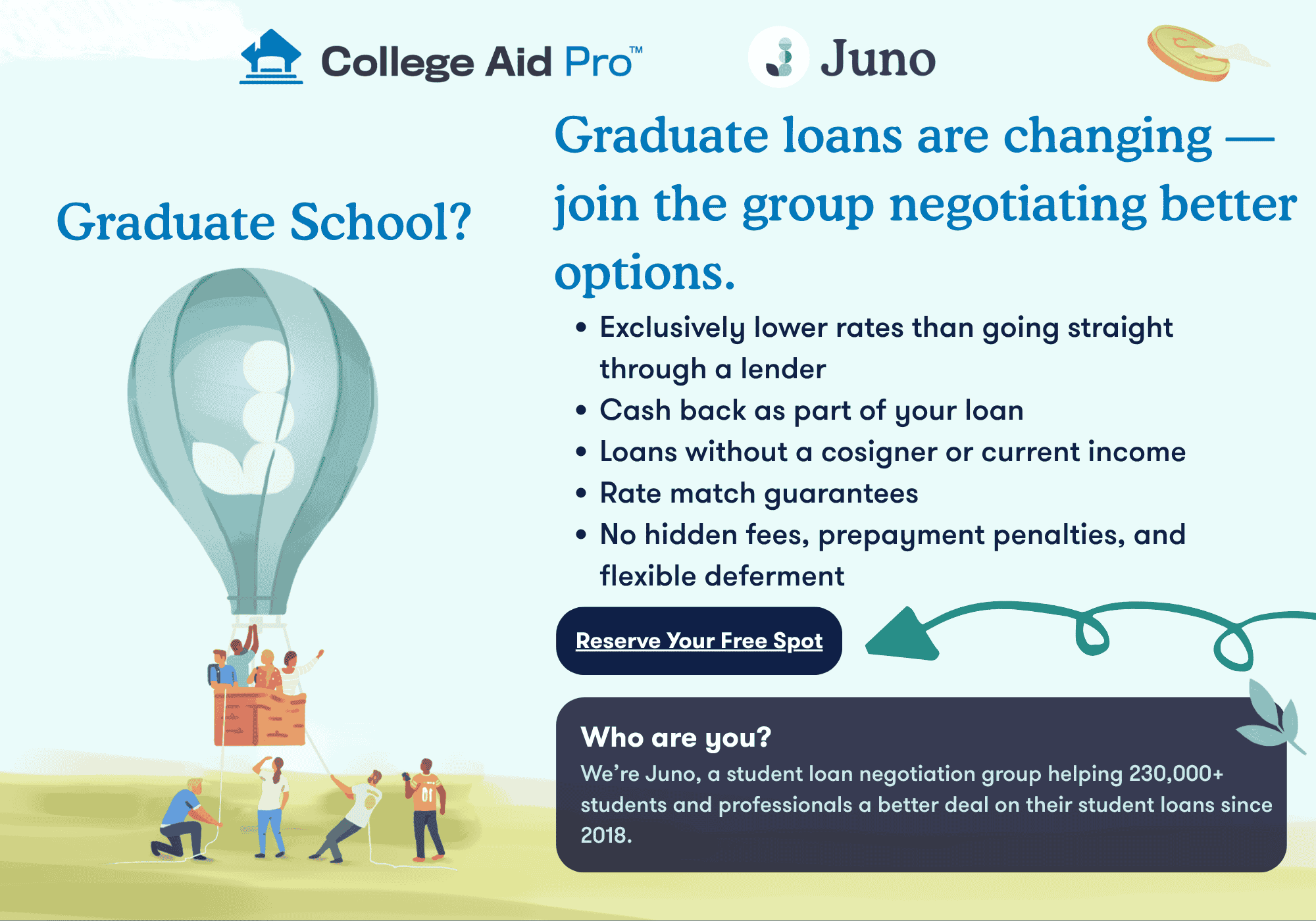 Grad PLUS Phase Out: What It Means—and How the CAP × Juno Partnership Can Help 2 Copy of College Aid Pro Graphic References 1