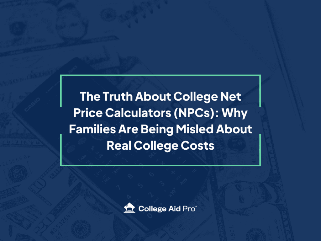 college net price calculators