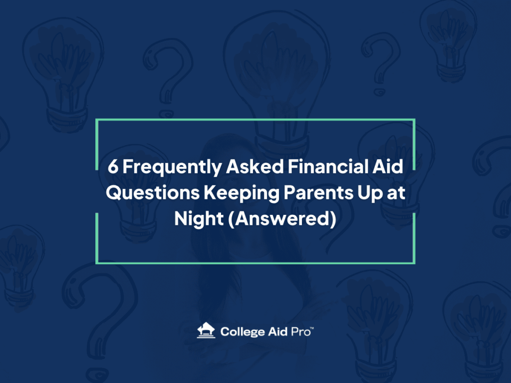 financial aid questions, financial aid