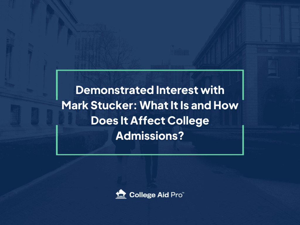 demonstrated interest, college admissions