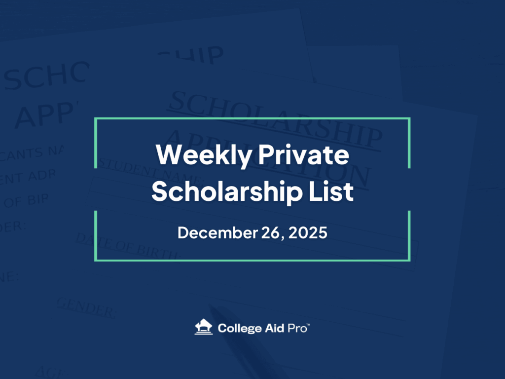 private scholarship, scholarship