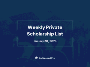 private scholarship, scholarship