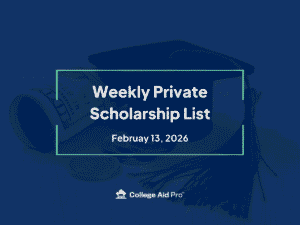 private scholarship, scholarship