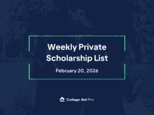 private scholarship, scholarship