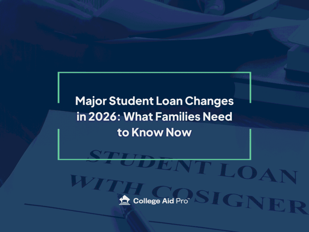 student loan changes in 2026