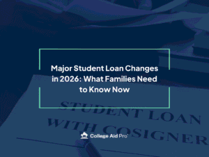 student loan changes in 2026