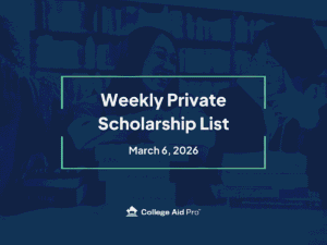 private scholarship, scholarship