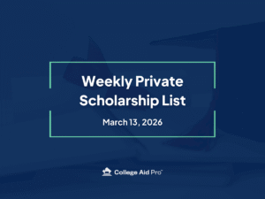 private scholarship, scholarship