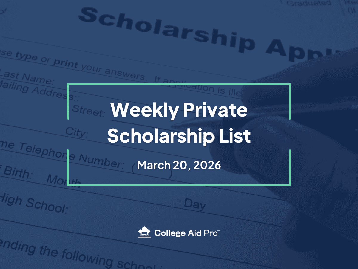 private scholarship, scholarship