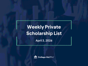 private scholarship, scholarship
