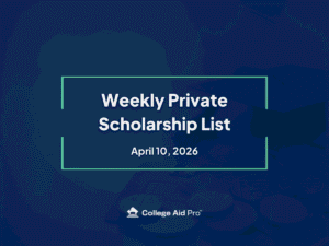private scholarship, scholarship