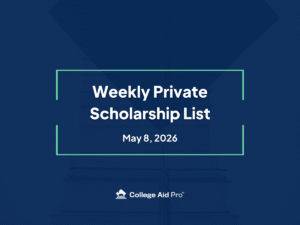 private scholarship, scholarship