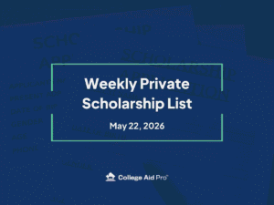 private scholarship, scholarship