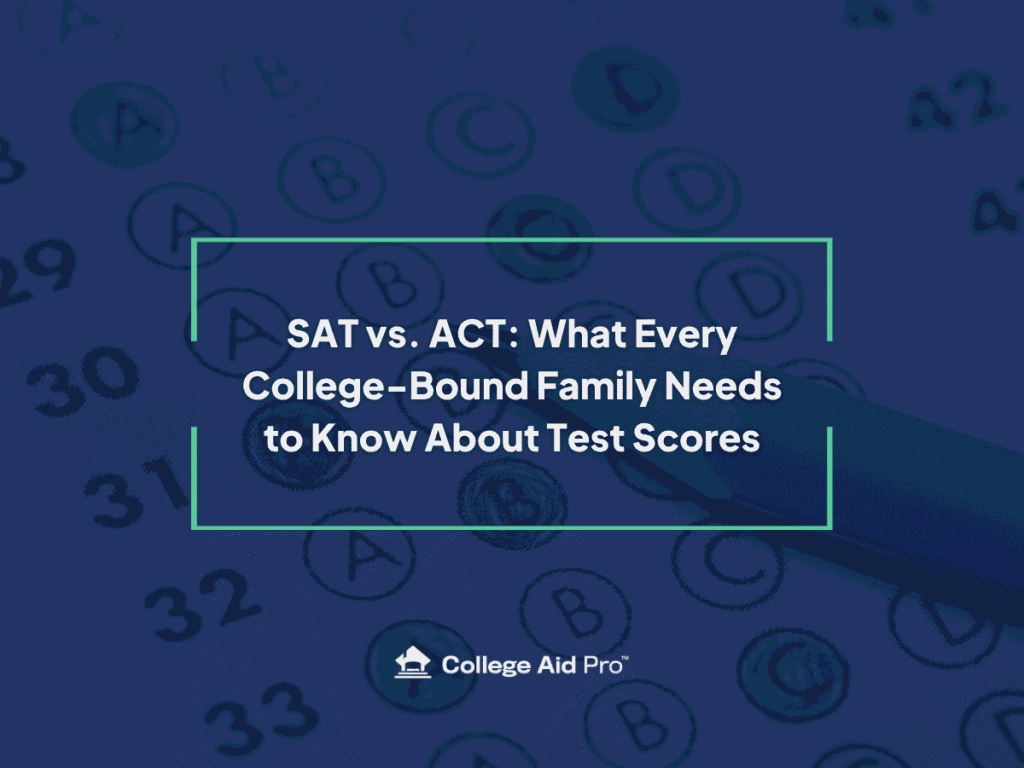 SAT vs ACT, test score