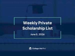 private scholarship, scholarship