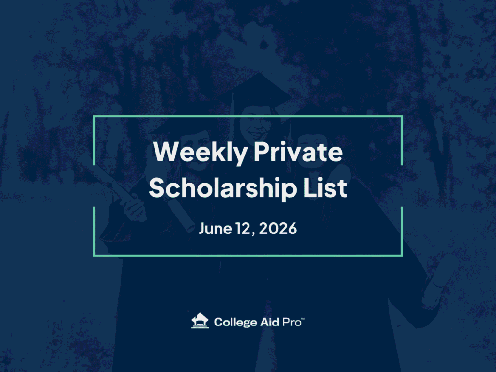 Top 23 Private Scholarship Opportunities for June 21st - 30th, 2026 1 private scholarship, scholarship