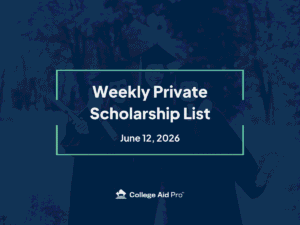 private scholarship, scholarship