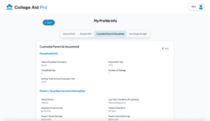 advanced profile, MyCAP